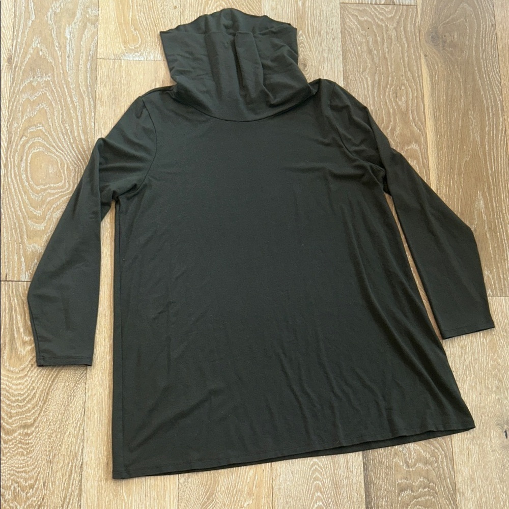 Eileen Fisher Cowl Neck Tunic Top